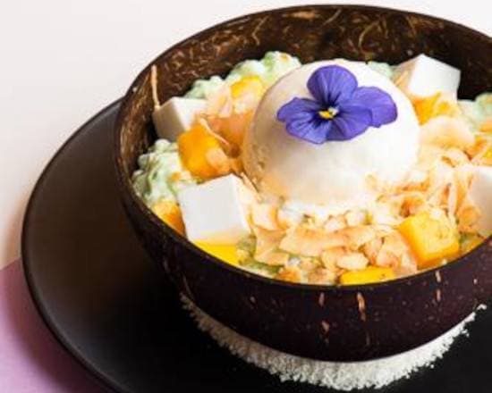 WARM COCONUT SAGO PUDDING